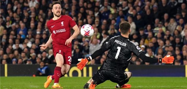 فيديو | جوتا يسجل هدف ليفربول الخامس أمام ليدز يونايتد